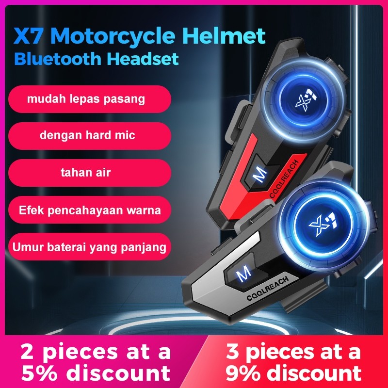 JZAQ Helm Headset Bluetooth Motor/Helm Headset Bluetooth/Headset Bluetooth Full Bass/Headset Bluetoo