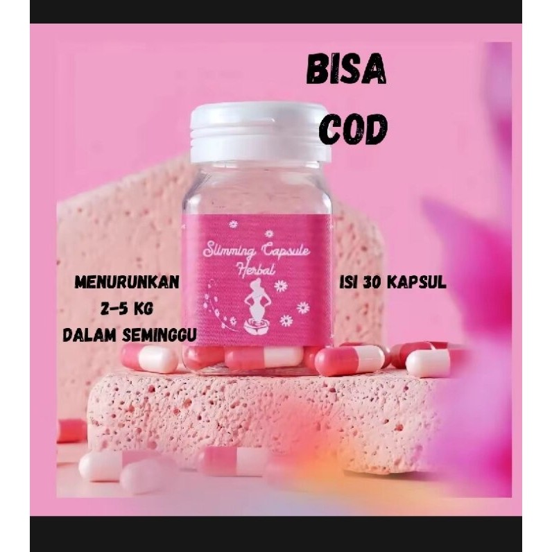 SLIMMING CAPSULE HERBAL SCH PINK PELANGSING