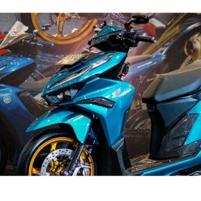 Cat Biru Tosca Metalik 1kg Untuk Dasar Silver