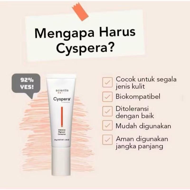 cyspera 50 gr mengatasi flek
