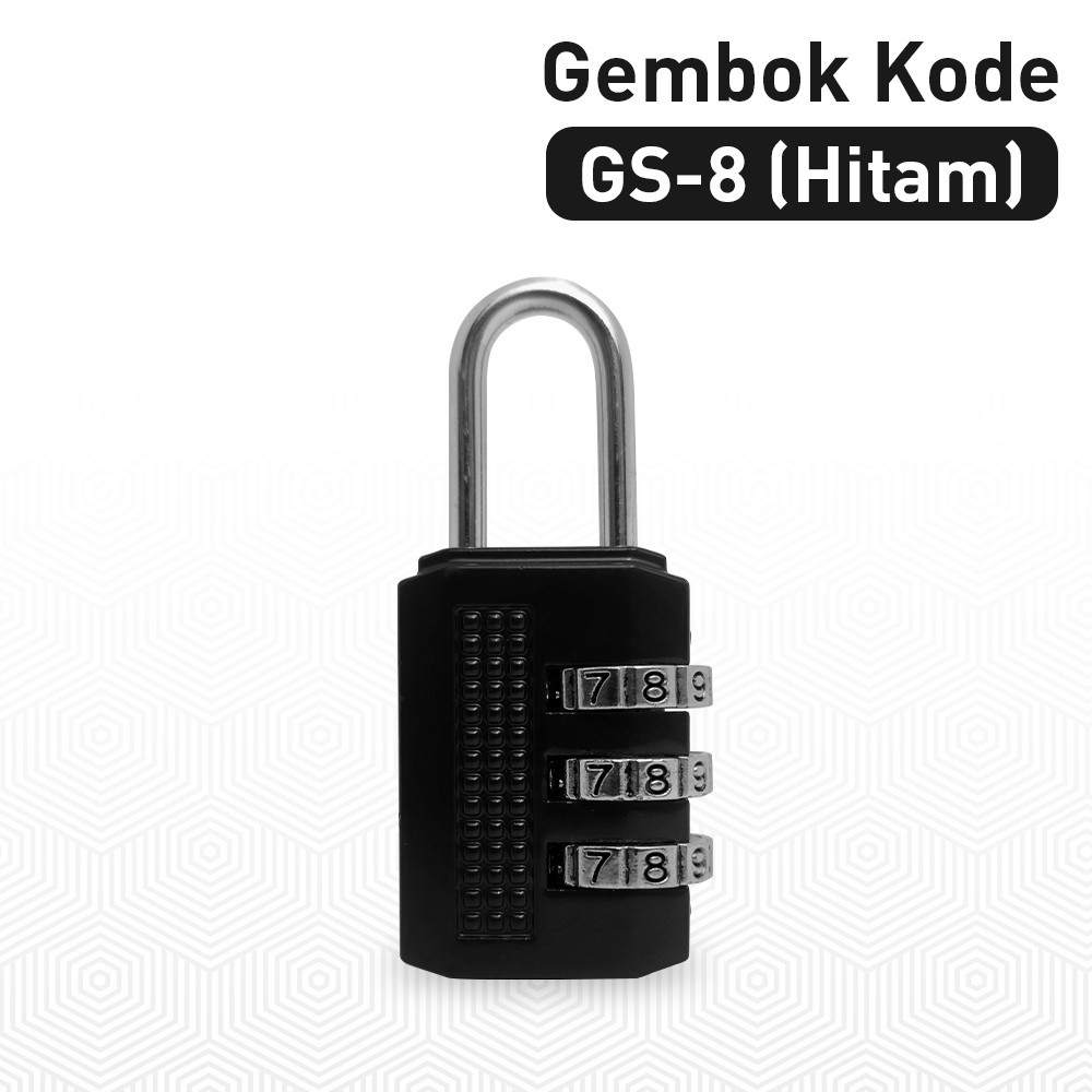 Gembok Pin Angka Premium Multifungsi - Gembok Kode Tas Koper Traveling - Gembok Kecil