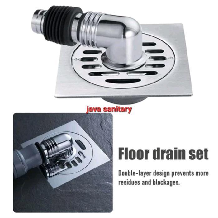 Floor Drain Mesin Cuci Stainless/Floor Drain Mesin Cuci + Konektor
