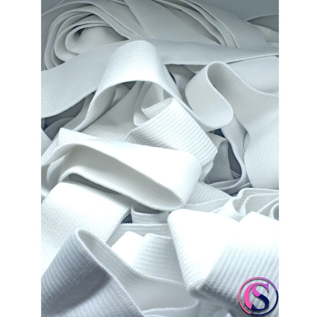 [1 KG] Elastik / elastis kiloan / karet jahit kiloan ukuran 2 cm, 2.5 cm dan 3 cm kiloan