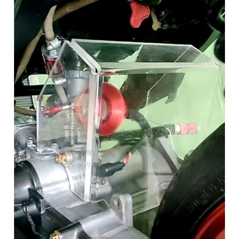 Tabokan Beat Karbu Scoopy Karbu Bahan Akrilik Tebal 3 Mili