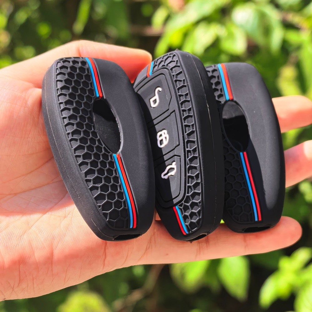 New Silicone Car Key Pack for Ford ST Line Fiesta Focus Mondeo Ecosport Kuga Puma Edge Escape Metall