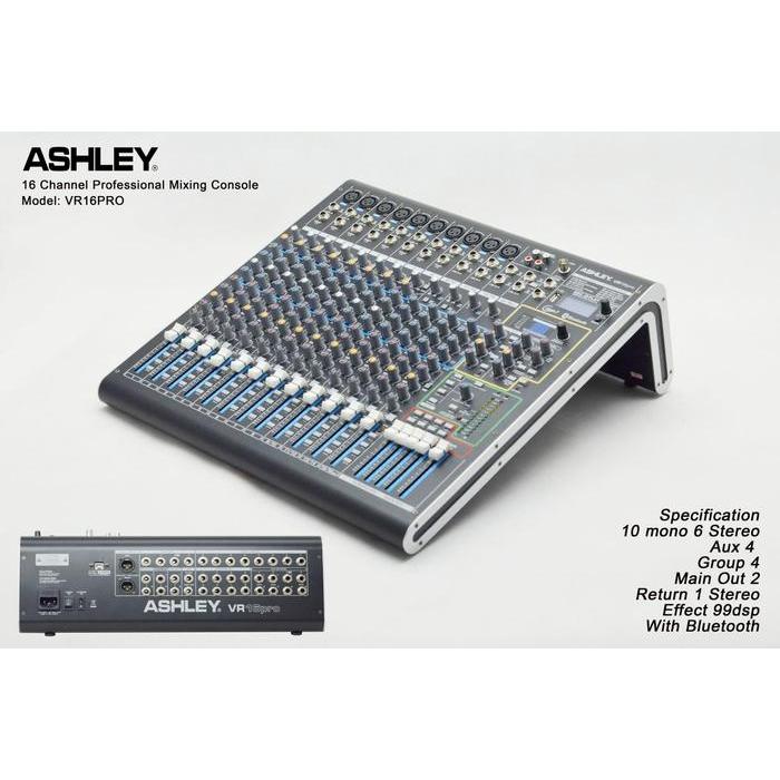 Mixer 16 channel ASHLEY VR16 PRO ORIGINAL