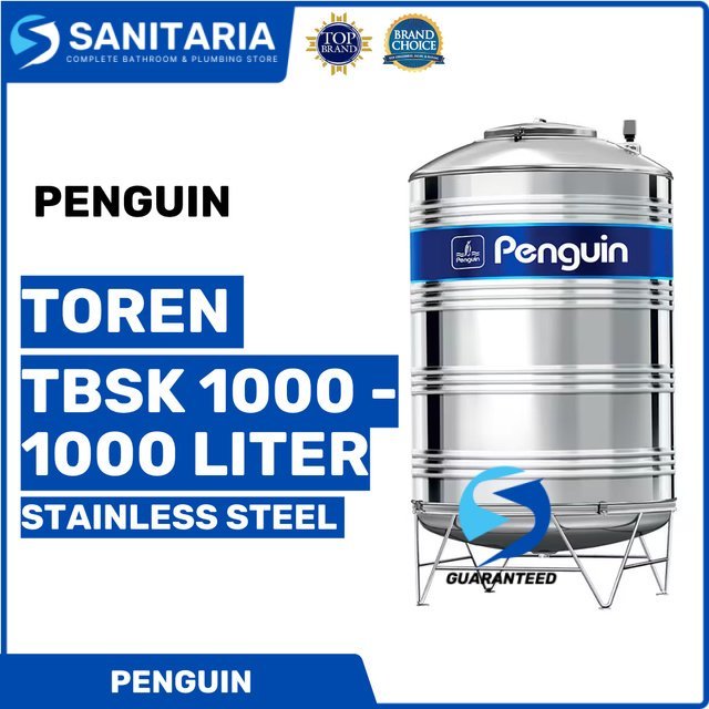 Toren/ Tandon Air Stainless Steel Tbsk 1000 - 1000 Liter Penguin