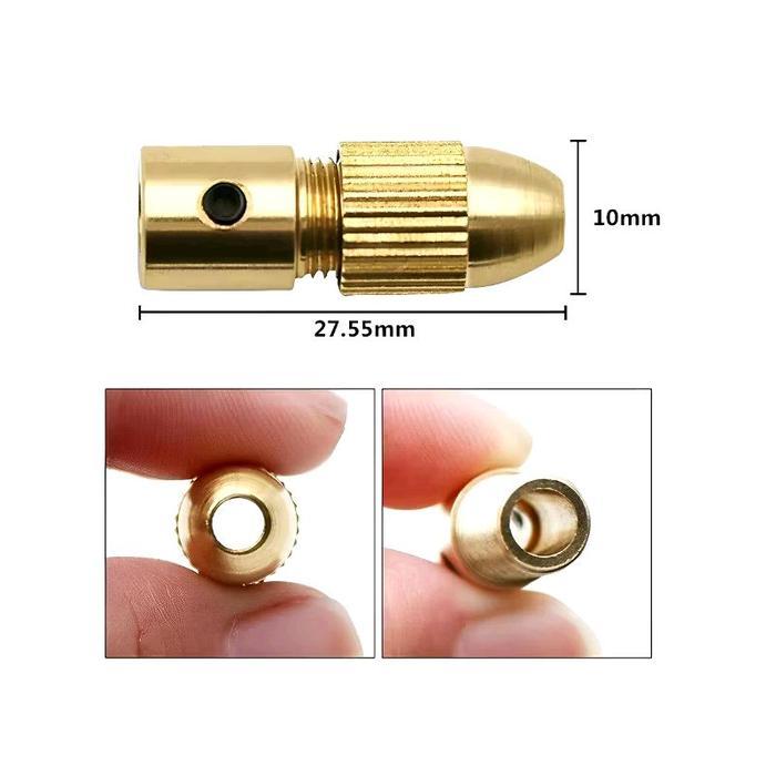 Set Mini Drill Chuck Shaft Kepala Bor Mini 7In1 - As 2.0mm