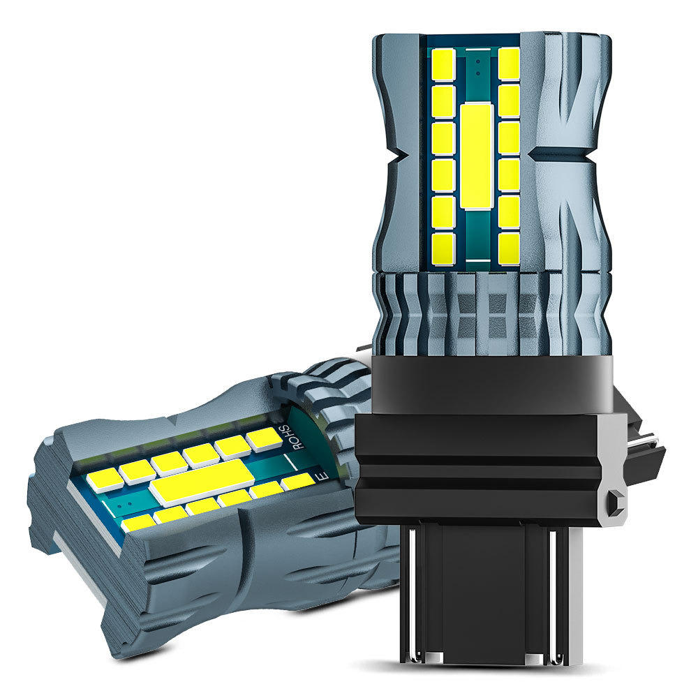 2x 3157 P27/7W T25 3156 P27W T20 W21W WY21W 1157 P21/5W 1156 BA15S P21W LED Bulb Car Tail Lamp Rever