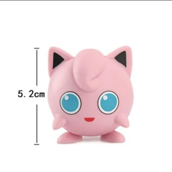 [ Promo ] || SUPERMALL Action Figure - Figure Set Pokemon Pikachu Chamender Mainan - Jigglypuff