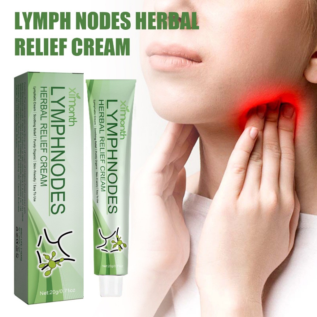 Lymph Nodes Removal Cream Relieve Neck Armpit Swollen Pain Treatment Thyroid Gland Detox Herbal Lymp