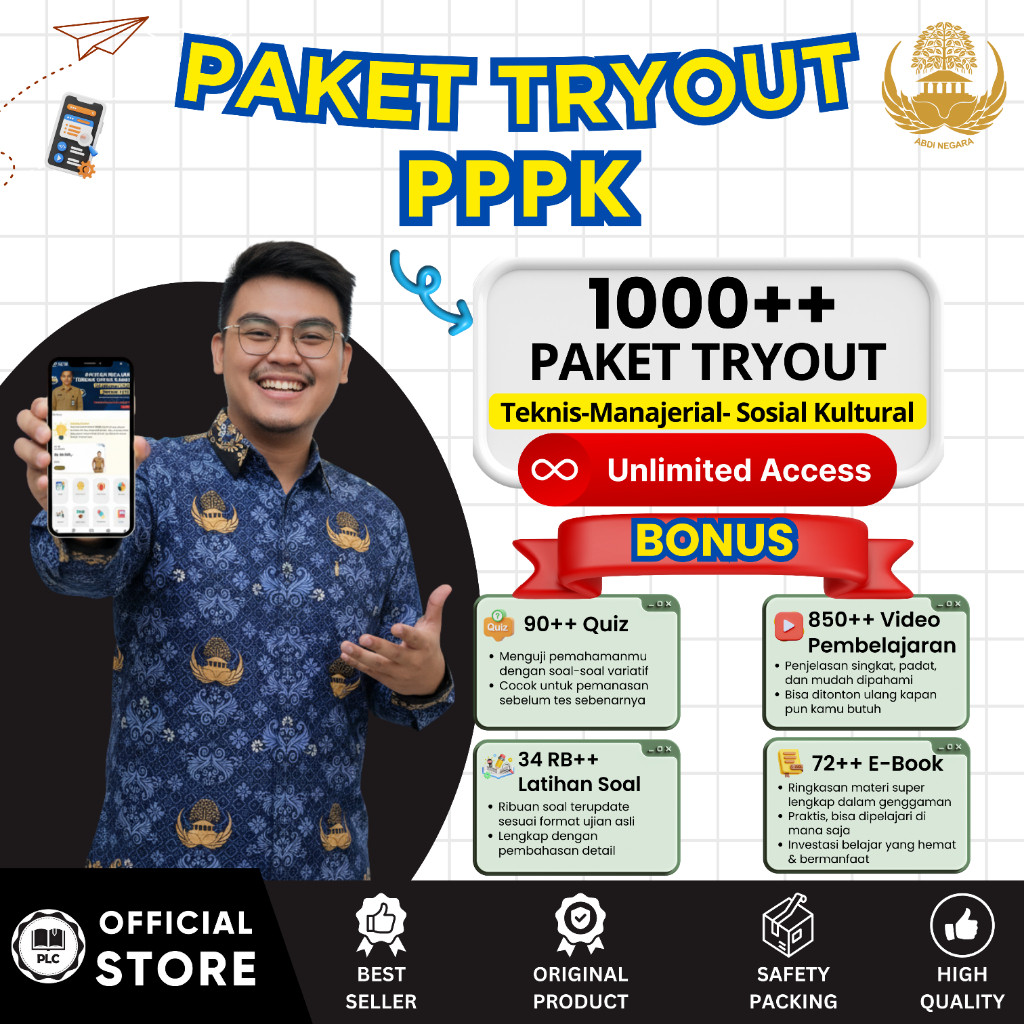 Tryout Online PPPK 2026 E-Learning Aplikasi CAT CBT Online PPPK 2026 + Pembahasan