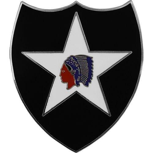 .US ARMY 2nd Infantry Division COMBAT SERVICE IDENTIFICATION BADGE (CSIB) MILITARY UNIFORM ASU ARMY 