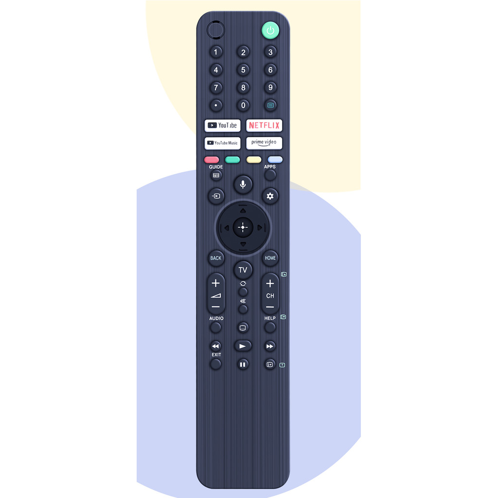 New RMF-TX520P Voice Remote Control For Sony Bravia LCD TV KD-43X80J KD-55X80J