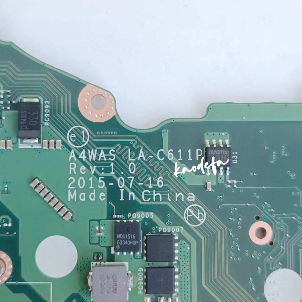 A4WAS LA-C611P Mainboard For ACER Aspire 14 E5-474 E5-474G Motherboard Mainboard CPU: I5-6200U SR2EY