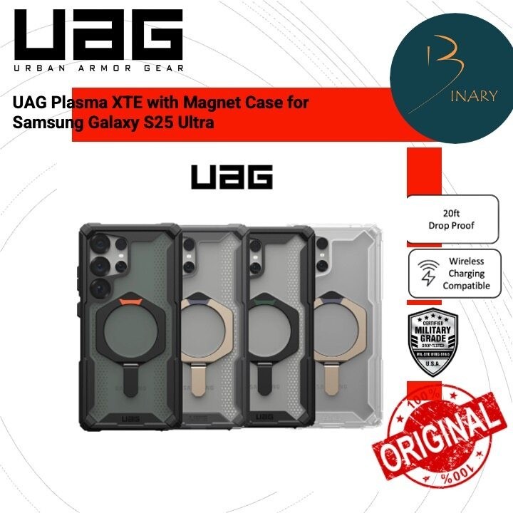 UAG Plasma XTE dengan Samsung Galaxy S25 Ultra S24ULTRA S23ULTRA Magnet Box