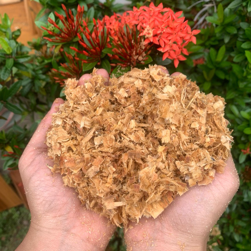 Serbuk Kayu Kasar Serbaguna – Bahan Kerajinan, Briket, dan Pupuk Organik