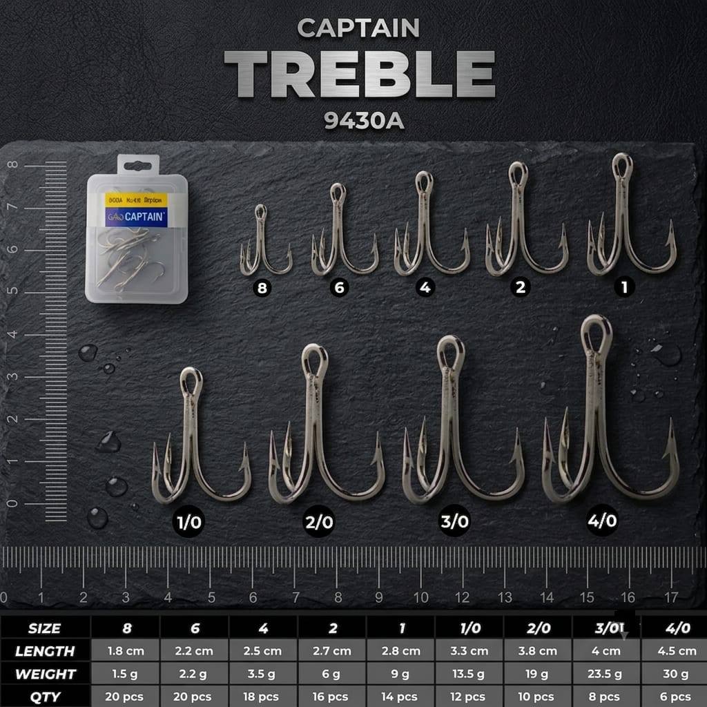 MATA KAIL CAPTAIN TREBLE HOOK 9430