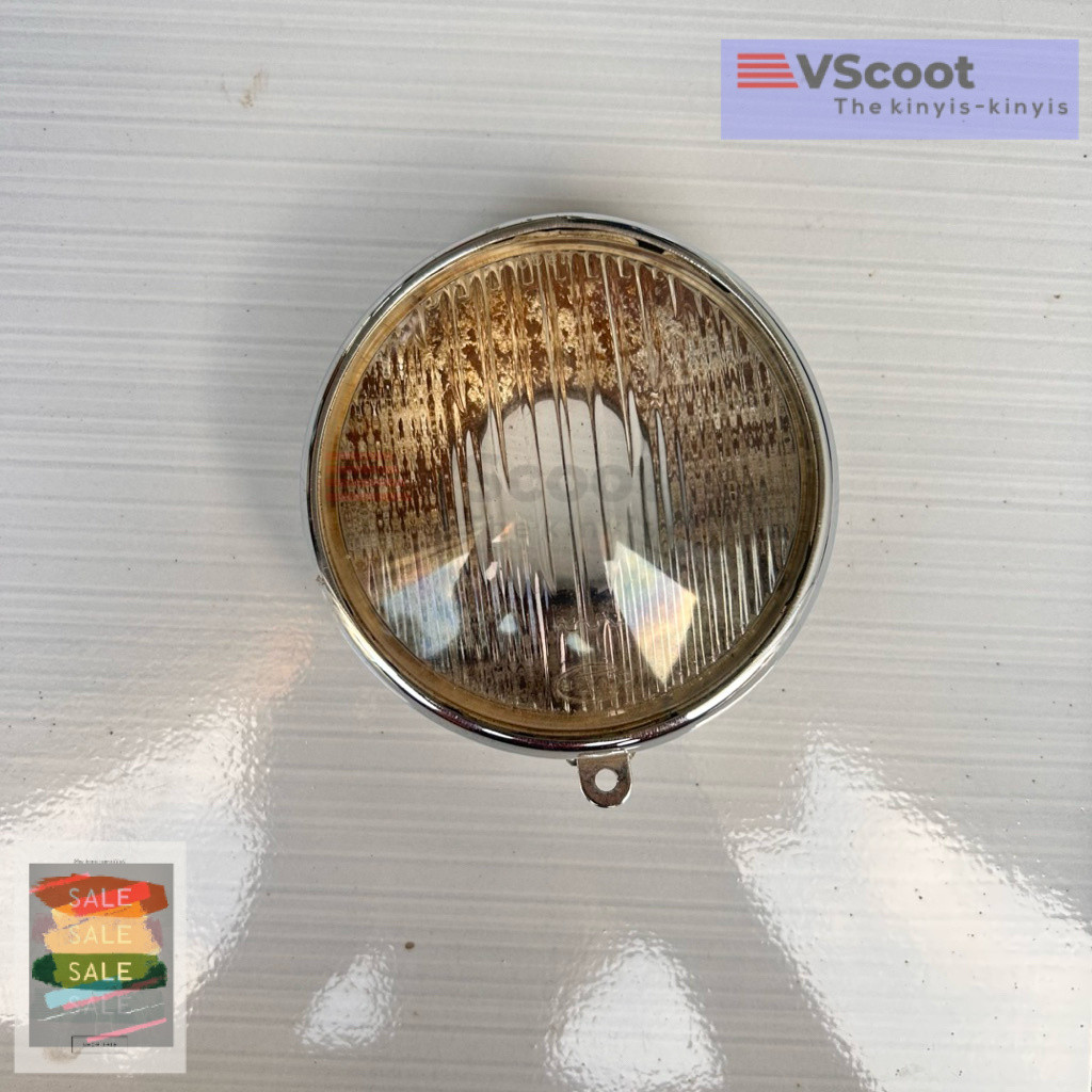 Headlamp Lampu Depan Original Hella ring siem pnp Vespa Farobasso 50an V3 VN VL VB VM no vbb vglb vb