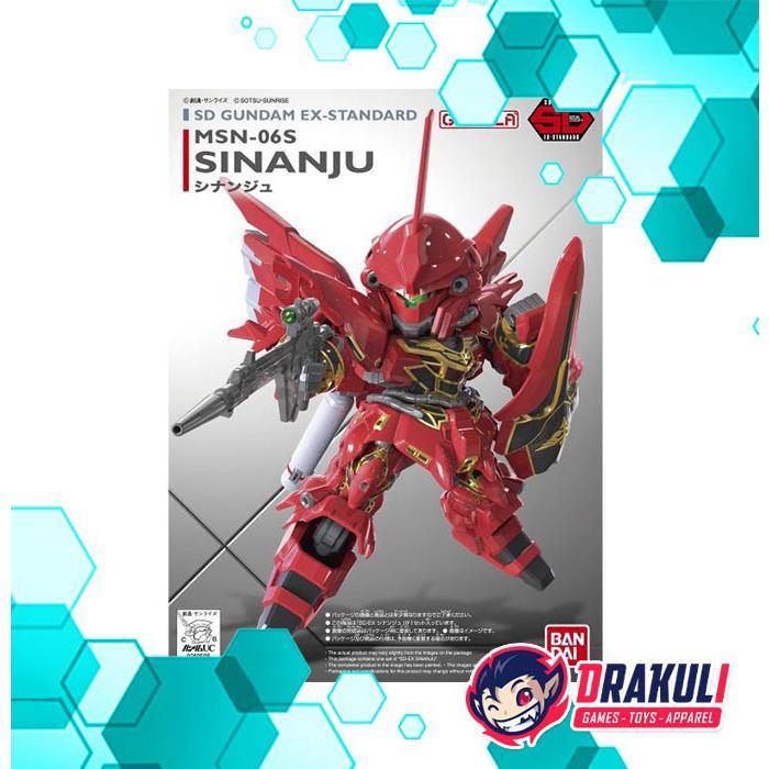 BANDAI Plamo SD Gundam Ex-Standard MSN-06S Sinanju