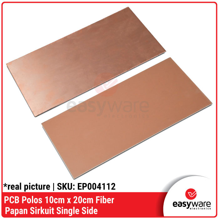 PCB Polos FR4 Fiber 10x20cm Single Side Bronze Universal PCB Board DIY Elektronik