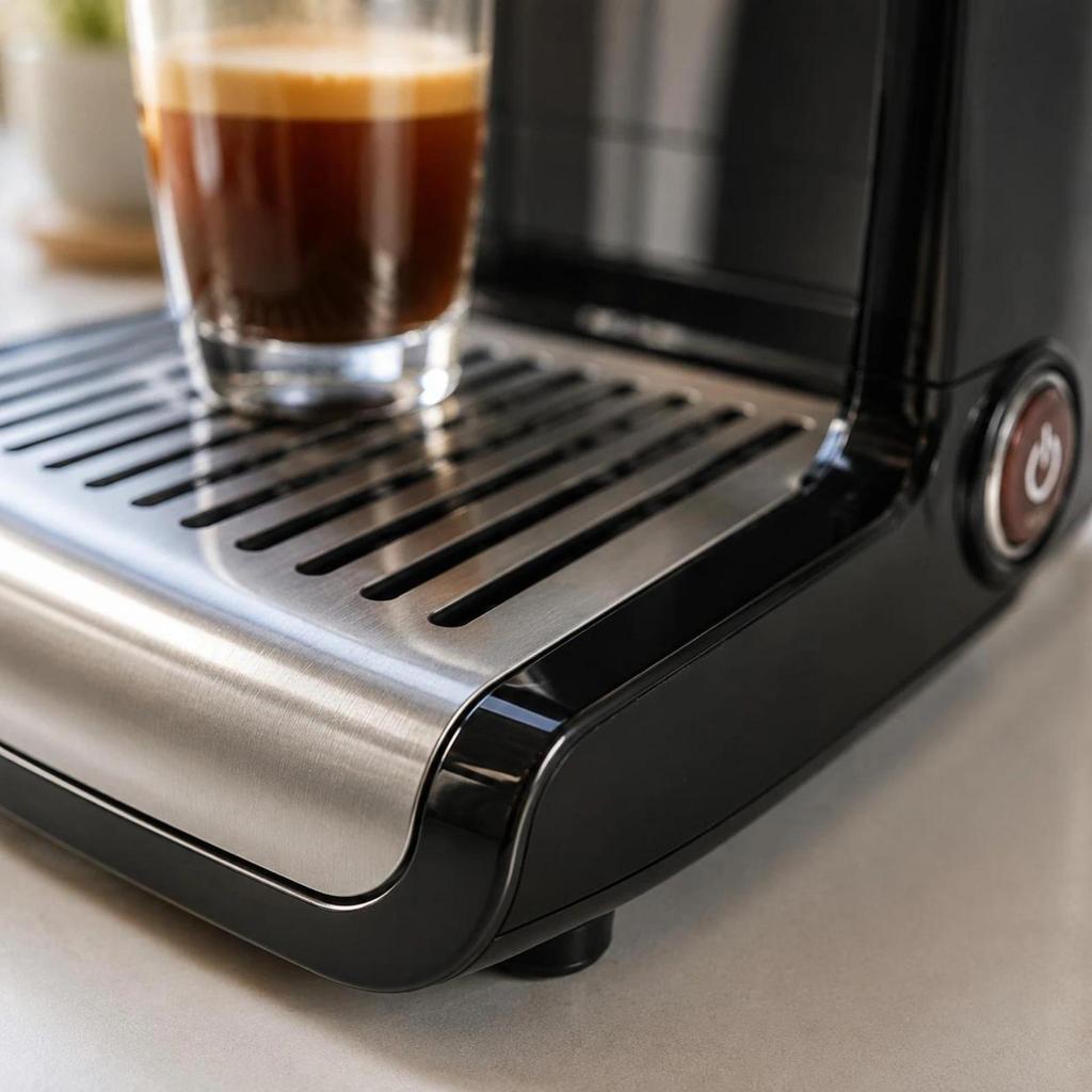 Capsule Espresso Machine Easy to Use Pod Espresso Machine Kitchen Appliance Rich Crema Single-Press 