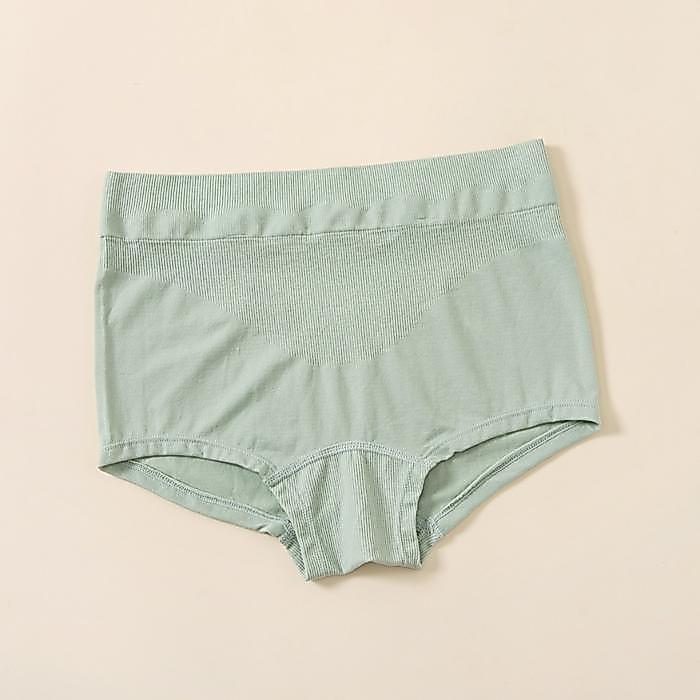 Panty Daily Wear Boxshort High Waist Wanita - Light Green, L