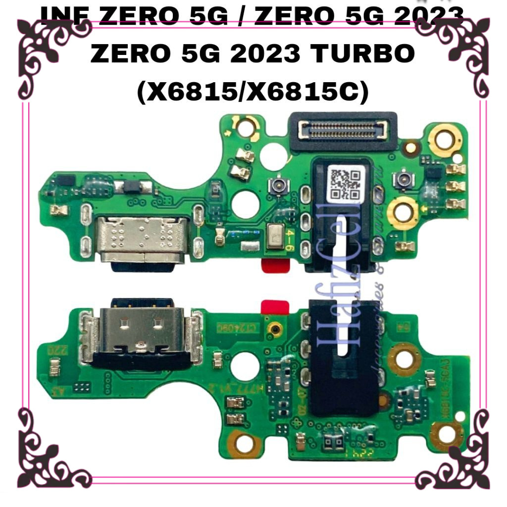 PAPAN CAS / CONNECTOR CAS / PCB CAS INFINIX ZERO 5G 2023 X6817 X6815C