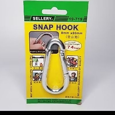 SELLERY 19-719 SNAP HOOK 8MM.
