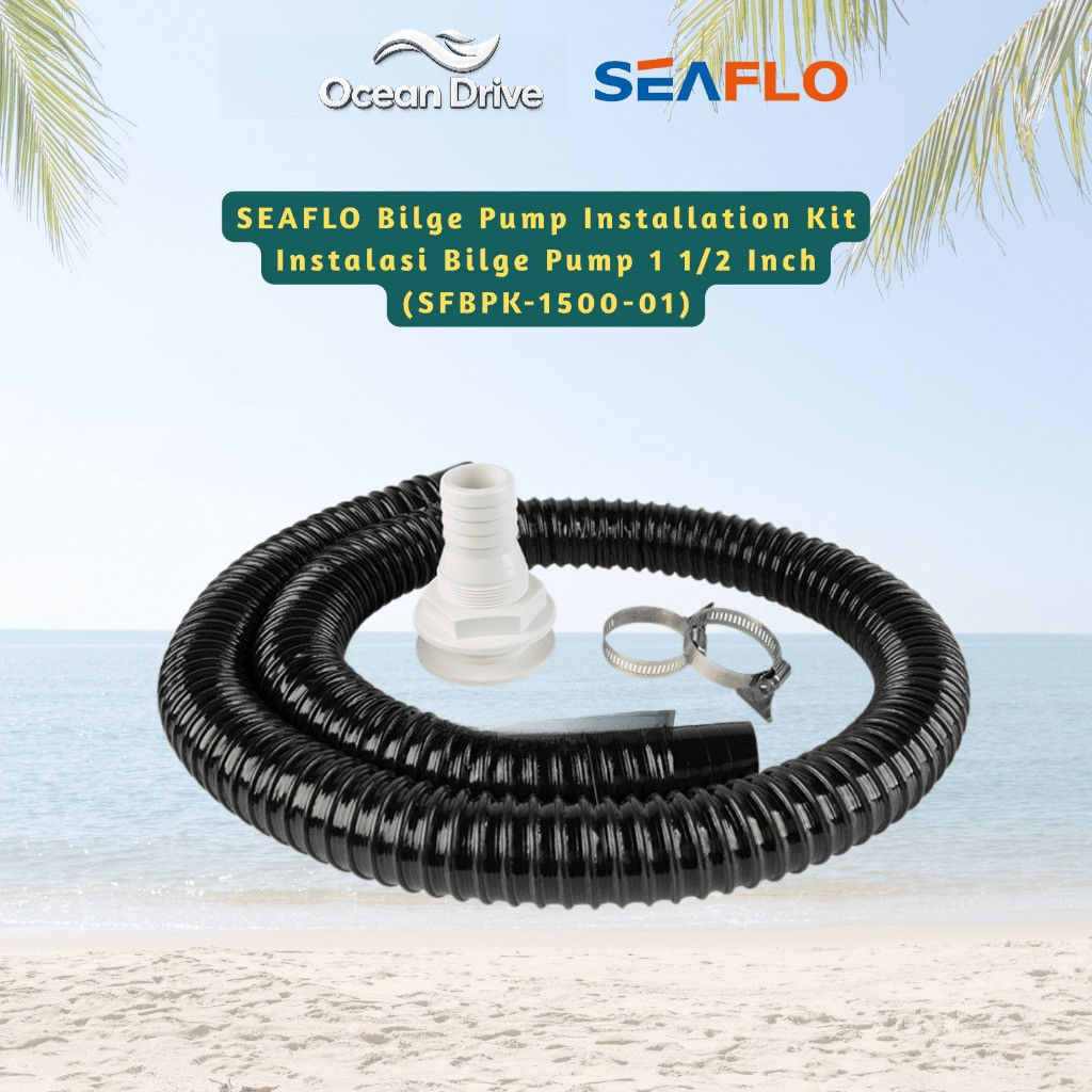 SEAFLO Bilge Pump Installation Kit Instalasi Bilge Pump 1 1/2 Inch (SFBPK-1500-01)
