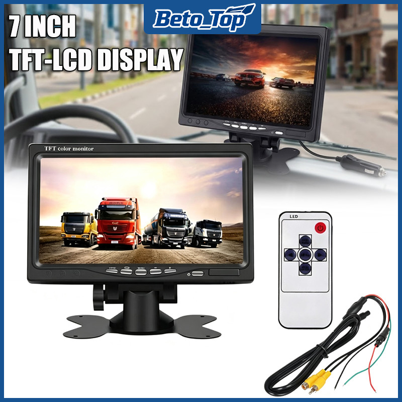 LCD TFT Monitor Kamera Parkir Mobil Mobil Layar Monitor Mobil TFT LCD 7 Inch