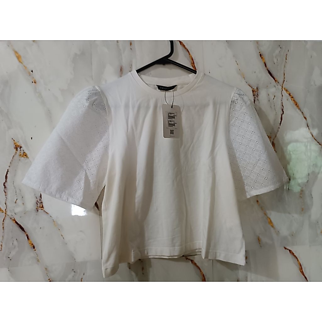 kaos crop top Executive/executive/lengan katbol