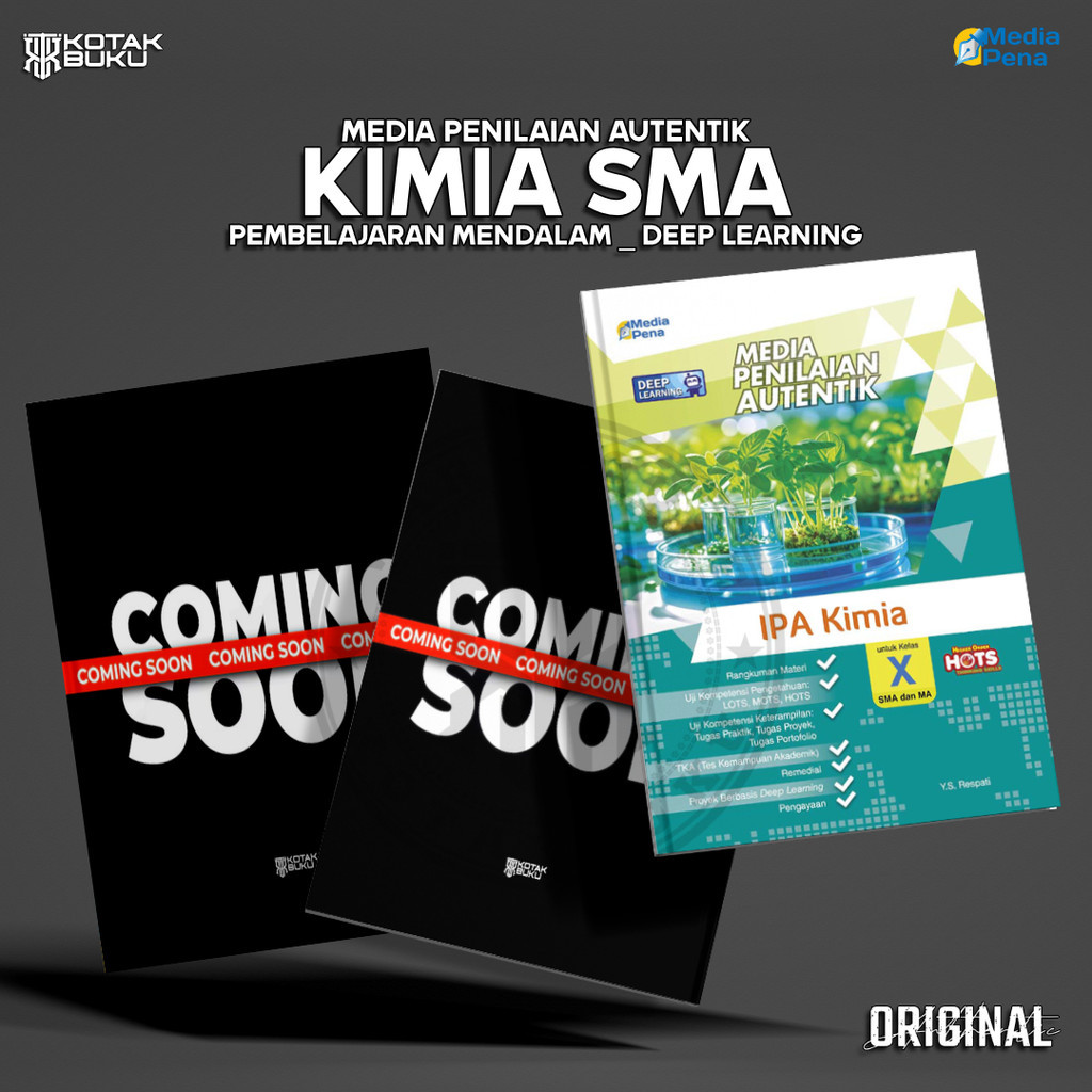 [ Tiga Serangkai ] Buku Media Penilaian Kimia kelas 10 11 12 SMA Deep Learning / Mediapena SMA / Kim