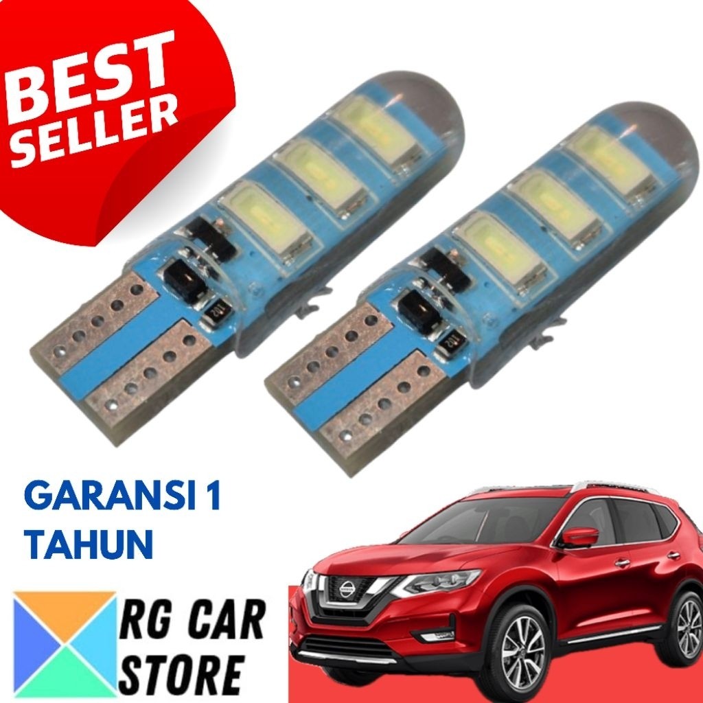 LED Lampu Plat Nomor Nissan X-Trail T32 Blue Ice 20Watt 12v Garansi 1 Tahun PnP Nissan