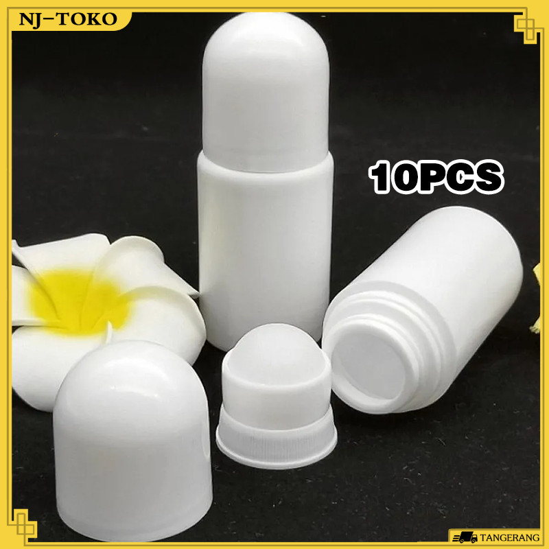 LOISSHOP 30 / 60 ml Botol Roll On 30ml Anti Bocor Botol Roll Plastik Botol Deodorant Kosong Roll On 