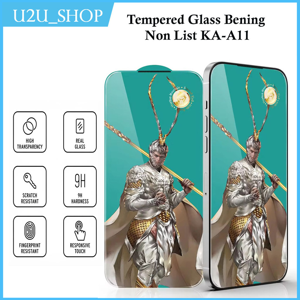 KA-A11 Tempered Glass Monkey King Bening For Realme 2 Pro 3 3 Pro 5 5i 5s 5 Pro U1 X Xt X2 X2 Pro X3