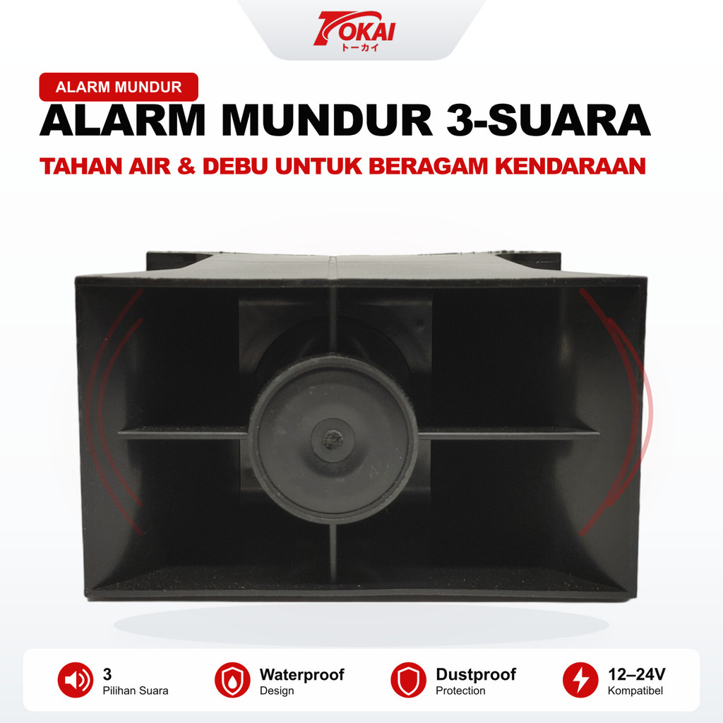 SUARA ARAB Klakson Atret / Back Horn / Alarm Mundur Truck 3 Suara, atrek truk bis bus Tokai