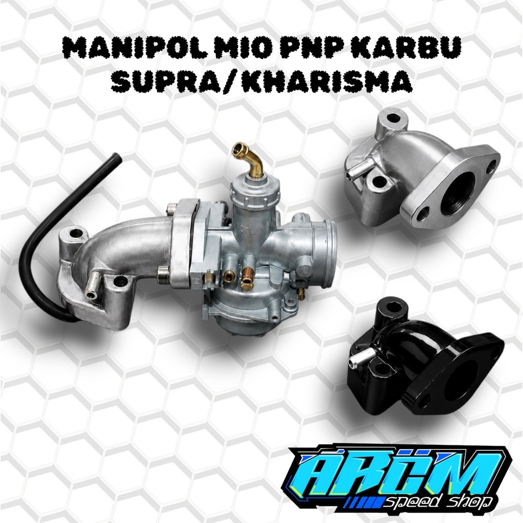 Intek Manipol Mio PNP Karbu Supra Kharisma Intake Manifold Karburator Mio PNP