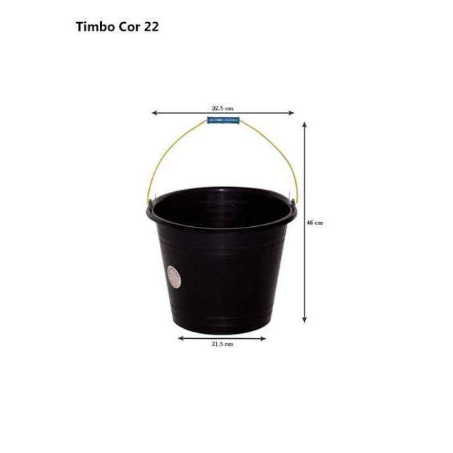 Ember cor 22/ember timba/bak plastik hitam anti pecah
