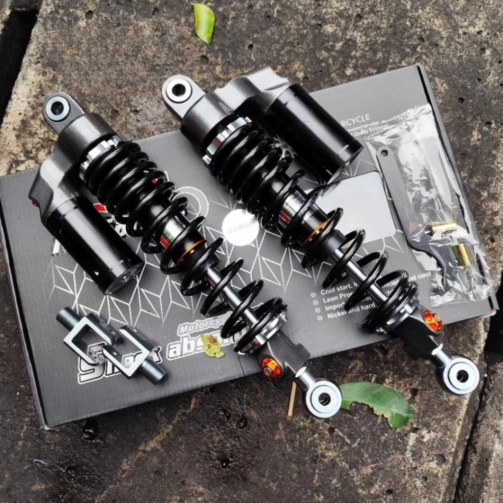 SHOCKBREAKER BELAKANG TABUNG ATAS  82 UK 280MM 320MM 340MM SHOCK UNIVERSAL BEBEK MATIC DOUBLE SHOCK 