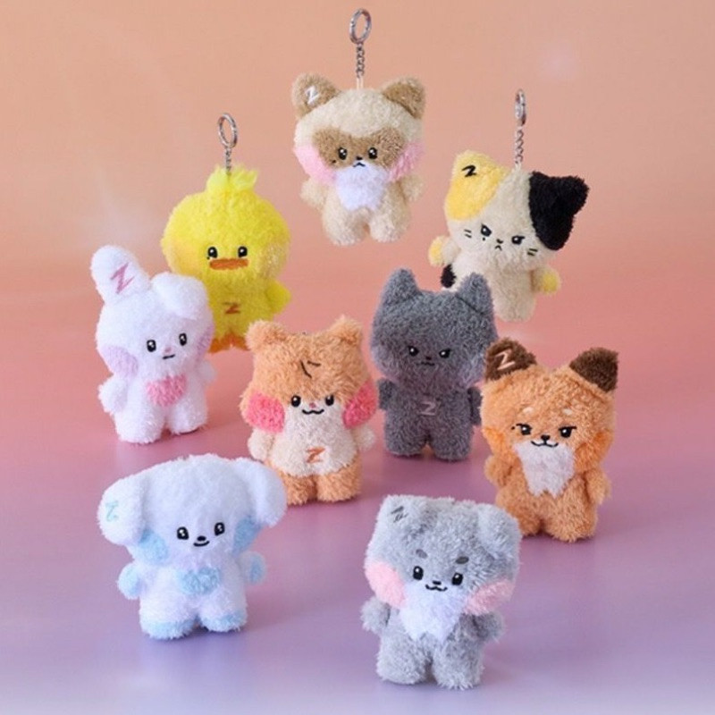 READY Zeroni Line Friends ZB1 Zerobaseone Gantungan Kunci Keychain Plush Zerobaseone ZB1