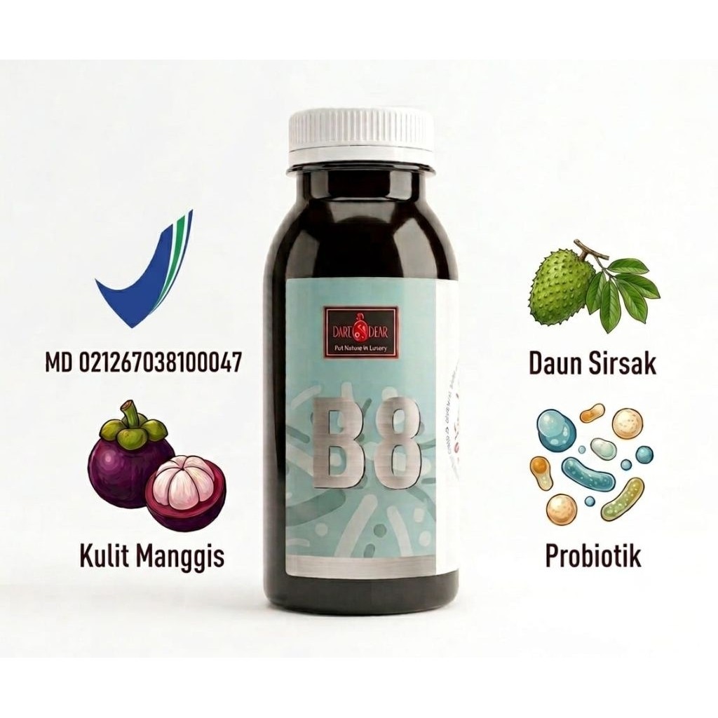 Probiotik Sari Buah B8 Prof Sukardi untuk Menjaga Sistim Pernafasan dan Kesehatan Mulut