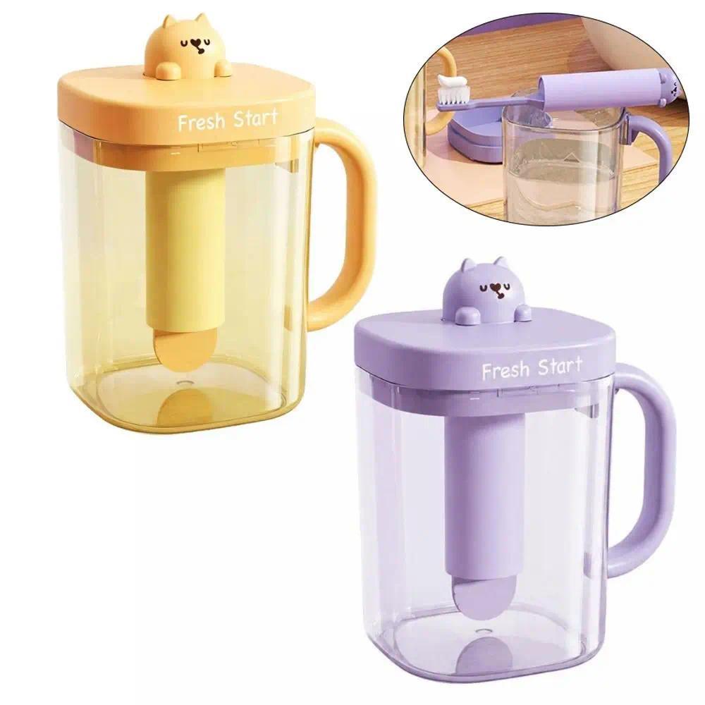Portable Plastic Travel Toothbrush Cup Set Clear with Folding Toothbrush Kids Toothbrush Cup Dental 