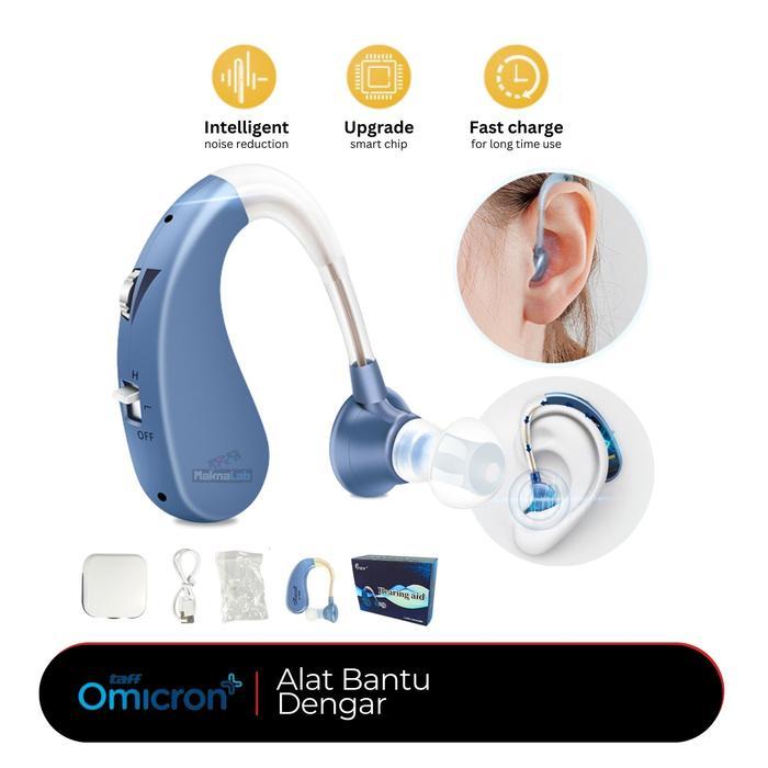 taff Omicron Alat Bantu Dengar Hearing Aid Alat Pendengaran Telinga Original Hearing Amplifier heari