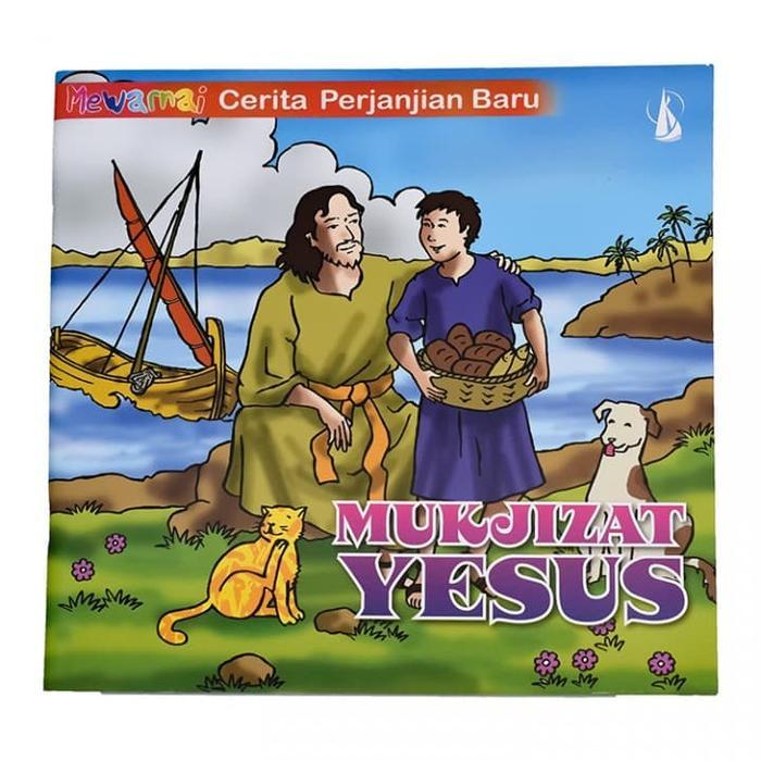 Buku Rohani Anak Mewarnai - Mukjizat Yesus - Buku Cerita Yesus
