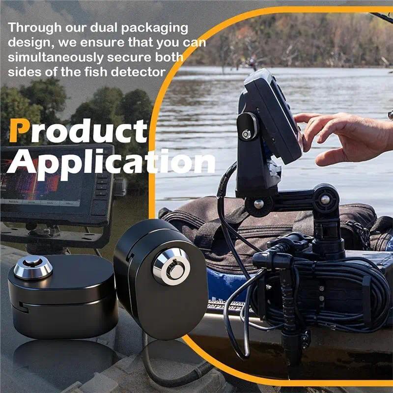 ABVH-Unit Fishing Graph Security Harde For Garmin, Lowrance& Humminbird Fish Finder Lock For Gimbal 