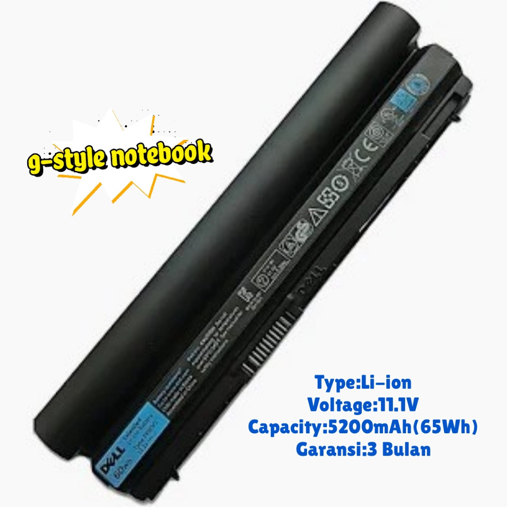 Baterai Laptop Dell E6320 E6230 Original