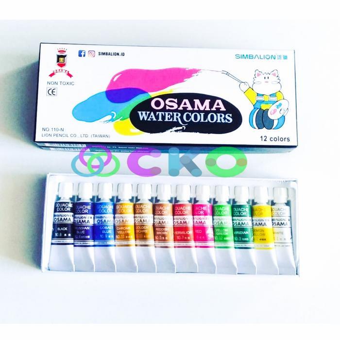Cat Air/Watercolour Osama 12 warna