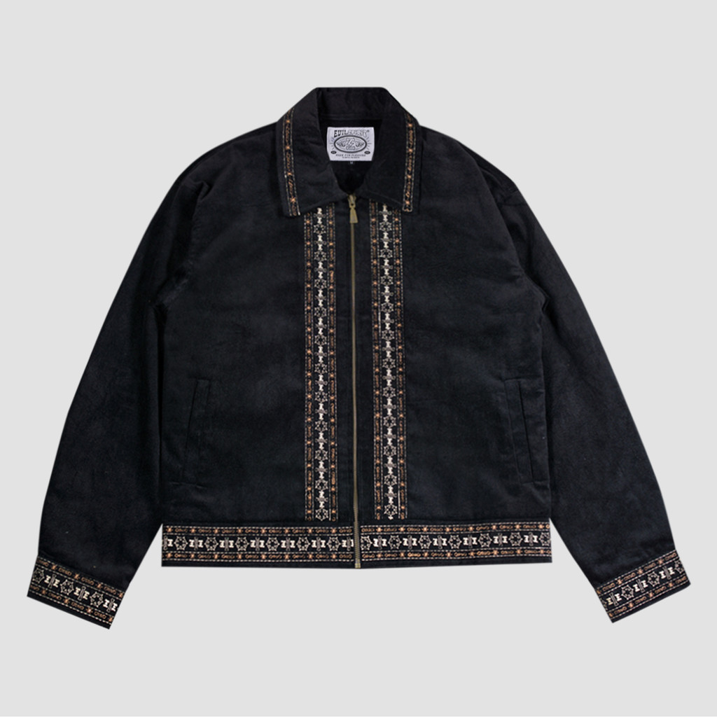 EvilSpirit Jacket Corduroy - Estella Black Unisex