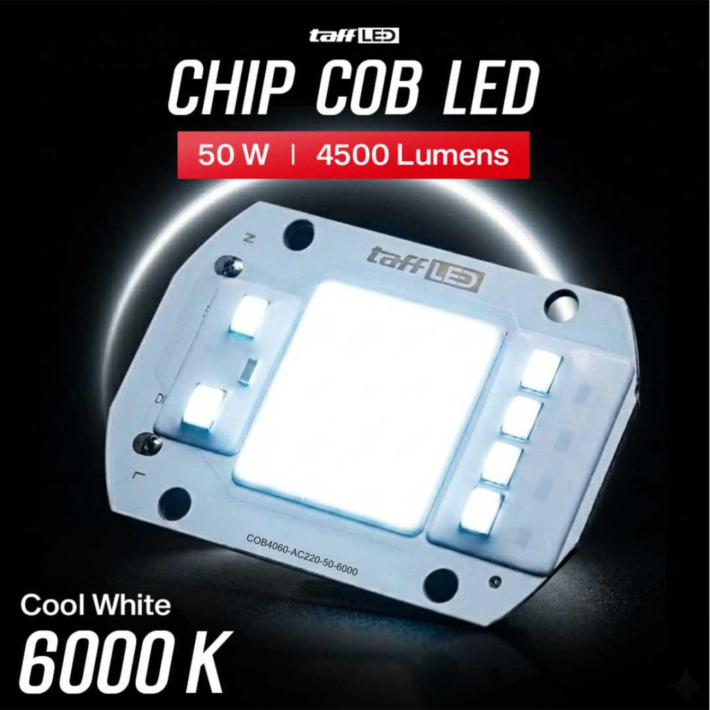 TaffLED Chip LED COB Floodlight Spotlight 220V - COB4060-AC220-50